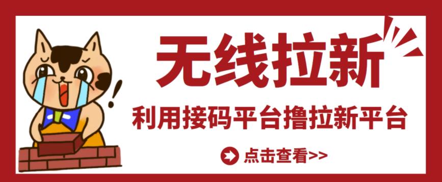 最新接码无限拉新项目，利用接码平台赚拉新平台差价，轻松日赚500+-千城资源网