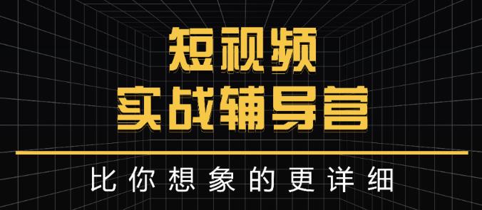 达人队长:短视频实战辅导营，比你想象的更详细-千城资源网