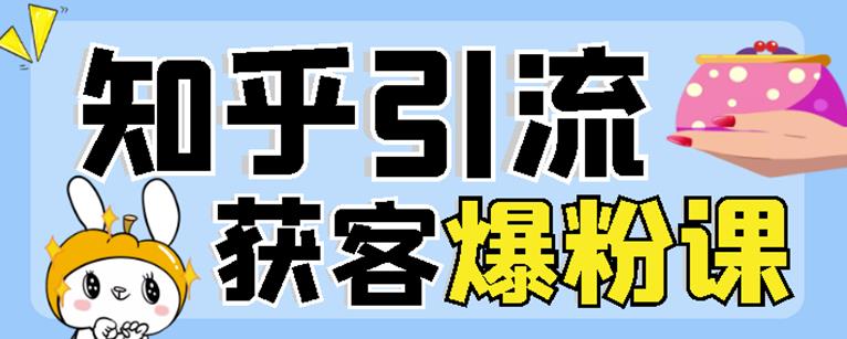 2022船长知乎引流+无脑爆粉技术：每一篇都是爆款，不吹牛，引流效果杠杠的-千城资源网