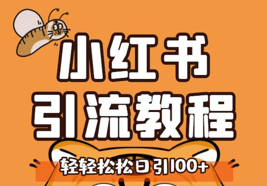 小红书运营引流全系列课程，每天引流100精准粉-千城资源网