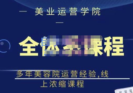 郑芳老师·网红美容院全套营销落地课程，多年美容院运营经验，线上浓缩课程-千城资源网