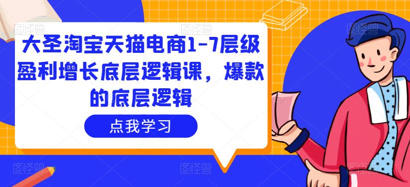 大圣淘宝天猫电商1-7层级盈利增长底层逻辑课，爆款的底层逻辑-千城资源网