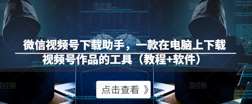 微信视频号下载助手，一款在电脑上下载视频号作品的工具（教程+软件）-千城资源网