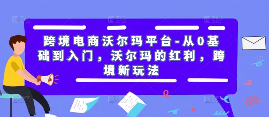 跨境电商沃尔玛平台-从0基础到入门，沃尔玛的红利，跨境新玩法-千城资源网