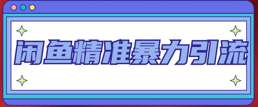 闲鱼精准暴力引流全系列课程，每天被动精准引流100+粉丝-千城资源网
