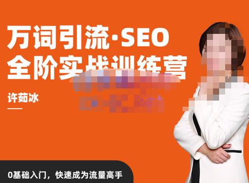 许茹冰·万词引流-SEO全阶实战训练营，0基础入门，快速成为流量高手-千城资源网