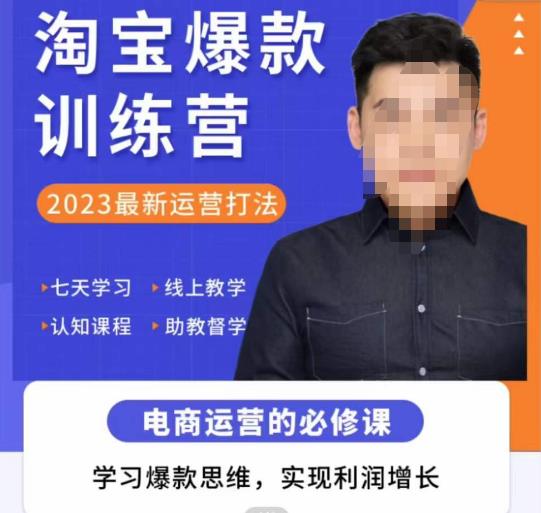 爱上黄昏·淘宝爆款训练营，2023最新运营打法，学习爆款思维，实现利润增长-千城资源网