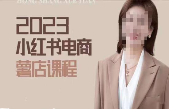 2023小红书电商课，新手小白从0~1玩转小红书薯店电商-千城资源网