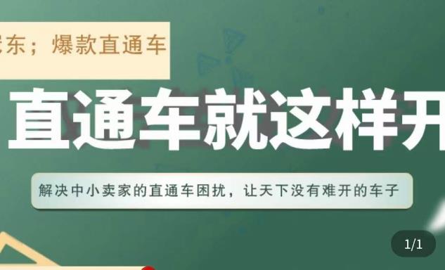 冠东·淘系直通车保姆级教程，全面讲解直通车就那么简单-千城资源网