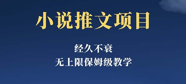 经久不衰的小说推文项目，单号月5-8k，保姆级教程，纯小白都能操作-千城资源网
