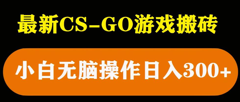 最新csgo游戏搬砖游戏，无需挂机小白无脑也能日入300+-千城资源网