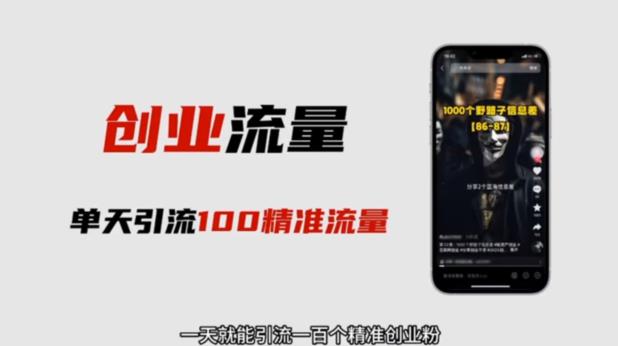自媒体音频加图文制作视频，一天引流一百个精准创业粉【音频软件+图片素材】【揭秘】-千城资源网