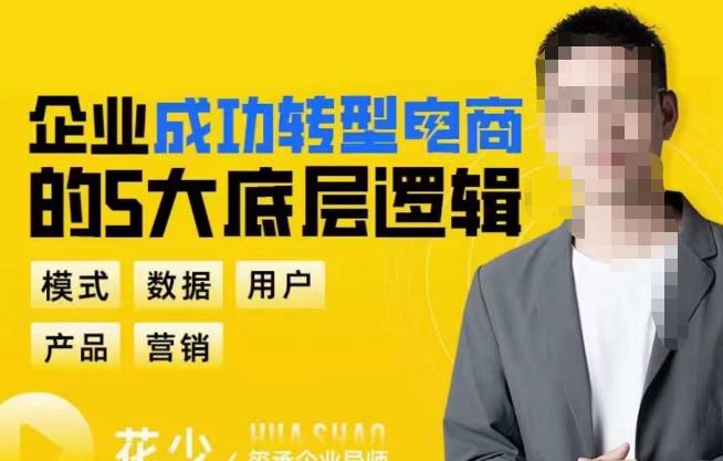 企业成功转型电商的5大底层逻辑，从模式、数据、用户、产品、营销5大板块，助你高效转型电商赛道-千城资源网