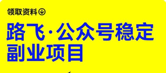 路飞·公众号稳定副业项目，你只要无脑去推广，粉丝和收入，自然就来了-千城资源网