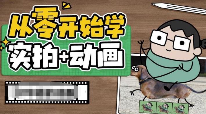 从零开始学实拍加动画，实拍加动画创意教程-千城资源网