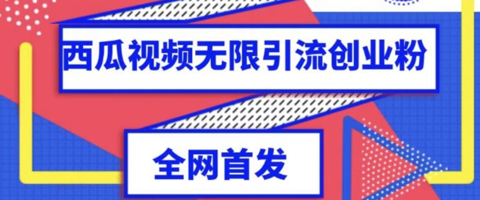 独家首发，西瓜视频无限引流任何精准粉脚本【脚本+教程】-千城资源网
