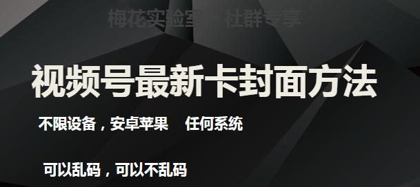 梅花实验室社群最新卡封面玩法3.0，不限设备，安卓苹果任何系统-千城资源网