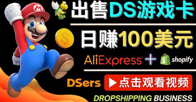 （4207期）出售DS游戏卡，日赚100美元以上，净利润可达100%-千城资源网