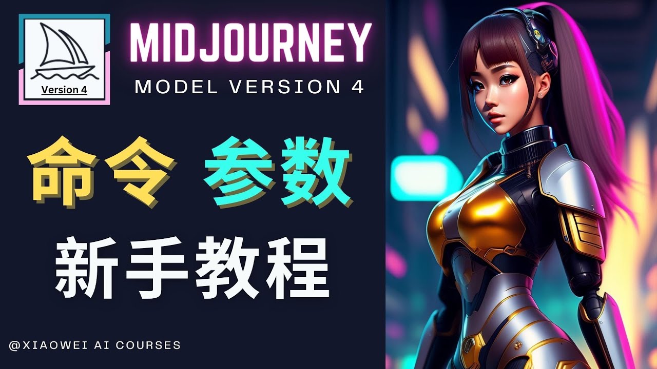 （4873期）Midjourney新手入门教程，轻松创作顶级图像，命令参数-新手教程-千城资源网