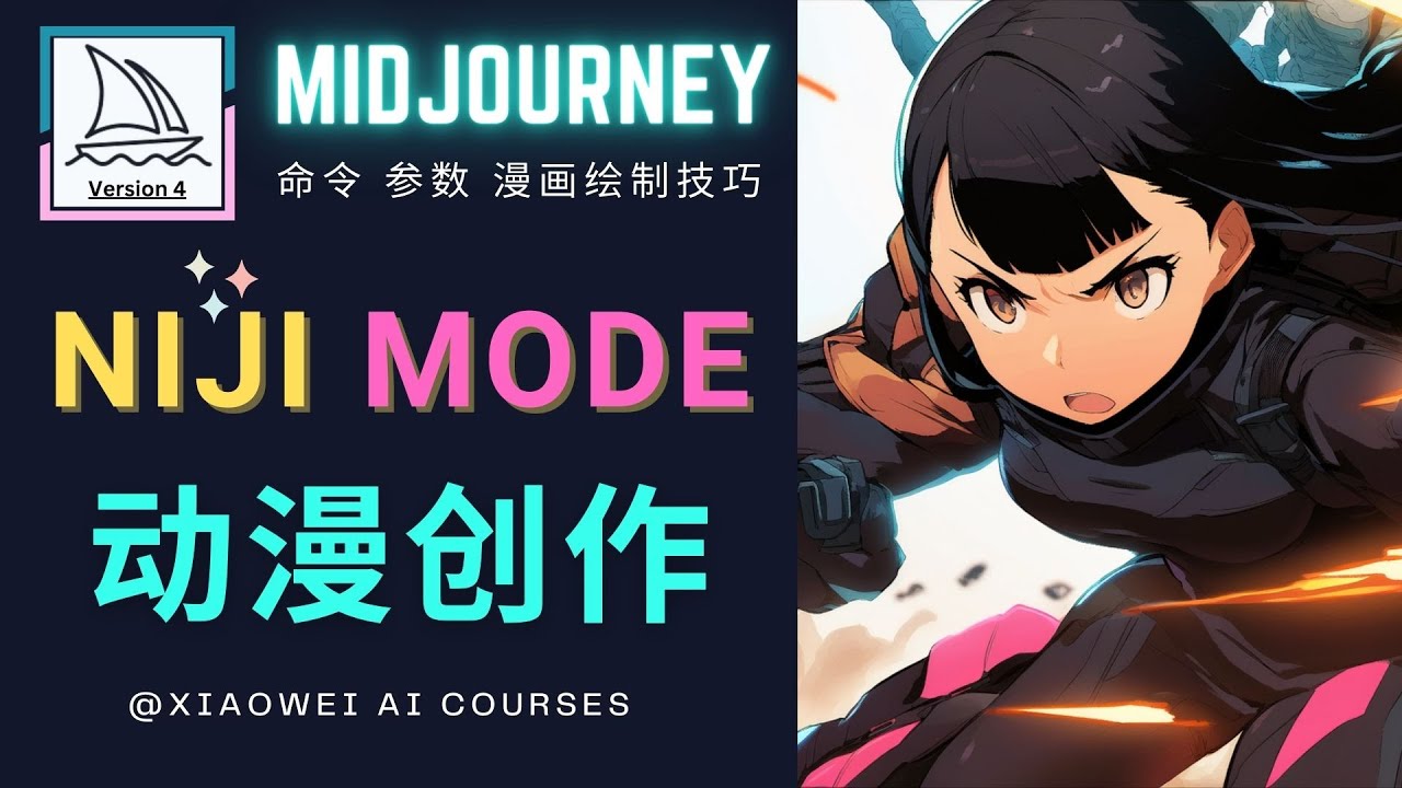 （4901期）使用Midjourney的Niji模式，绘制专业级的动漫作品，多重风格可选-千城资源网