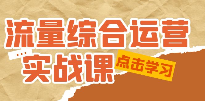 （5022期）流量综合·运营实战课：短视频、本地生活、个人IP知识付费、直播带货运营-千城资源网
