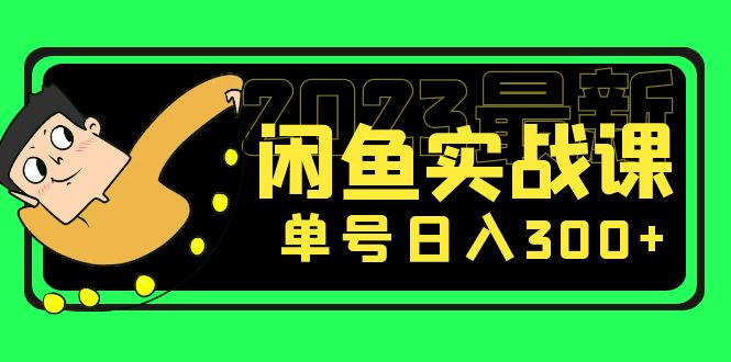 （5117期）花599买的闲鱼项目：2023最新闲鱼实战课，单号日入300+（7节课）-千城资源网