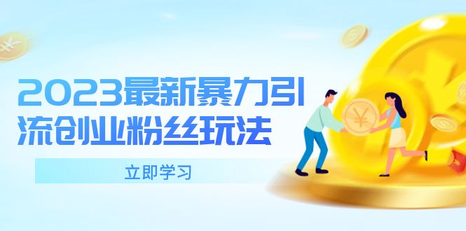 （5845期）2023最新暴力引流创业粉丝玩法，单日被动引流50+创业粉-千城资源网