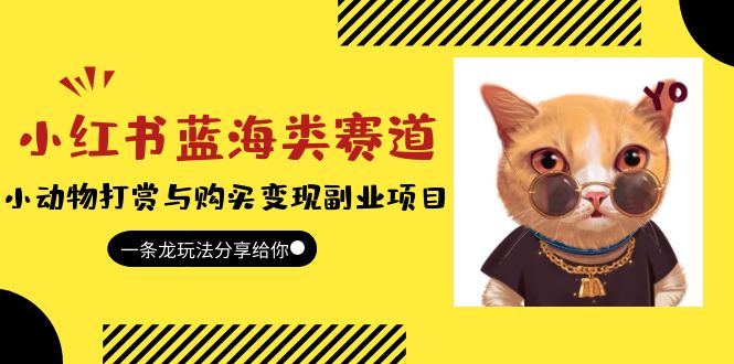 （5867期）小红书蓝海类赛道：小动物打赏与购买变现副业项目，一条龙玩法分享给你！-千城资源网