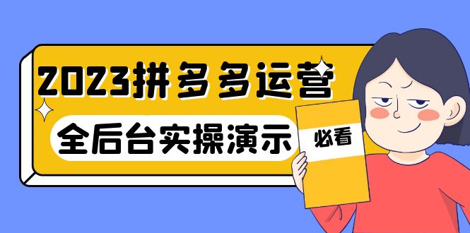 （6152期）2023拼多多·运营：14节干货实战课，拒绝-口嗨，全后台实操演示-千城资源网