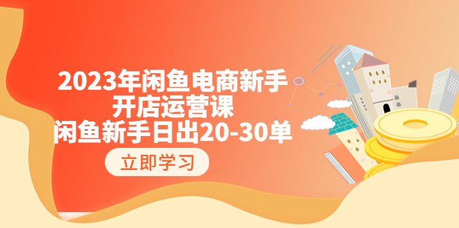 （6470期）2023年闲鱼电商新手开店运营课：闲鱼新手日出20-30单（18节-实战干货）-千城资源网