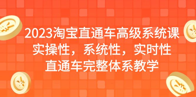 （6535期）2023淘宝直通车高级系统课，实操性，系统性，实时性，直通车完整体系教学-千城资源网