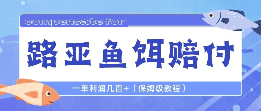 （6572期）最新路亚鱼饵打假赔付玩法，一单利润几百+（保姆级教程）-千城资源网