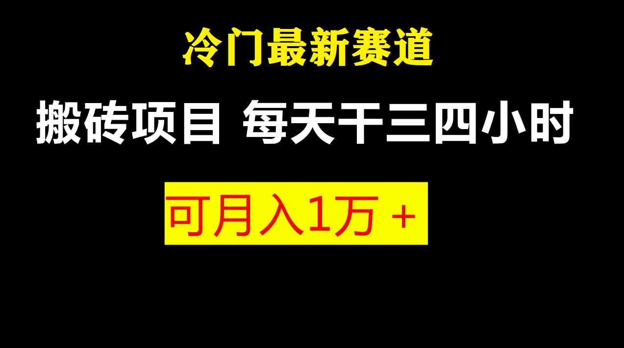 （6647期）最新冷门游戏搬砖项目，小白零基础也可以月入过万（附教程+软件）-千城资源网