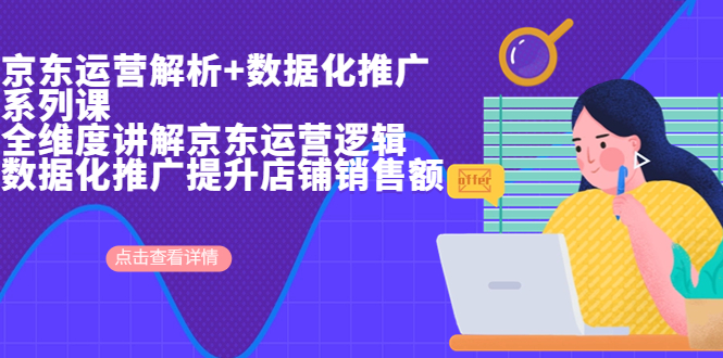 （6931期）京东运营解析与数据化推广系列课，全维度讲解京东运营逻辑+数据化推广提…-千城资源网