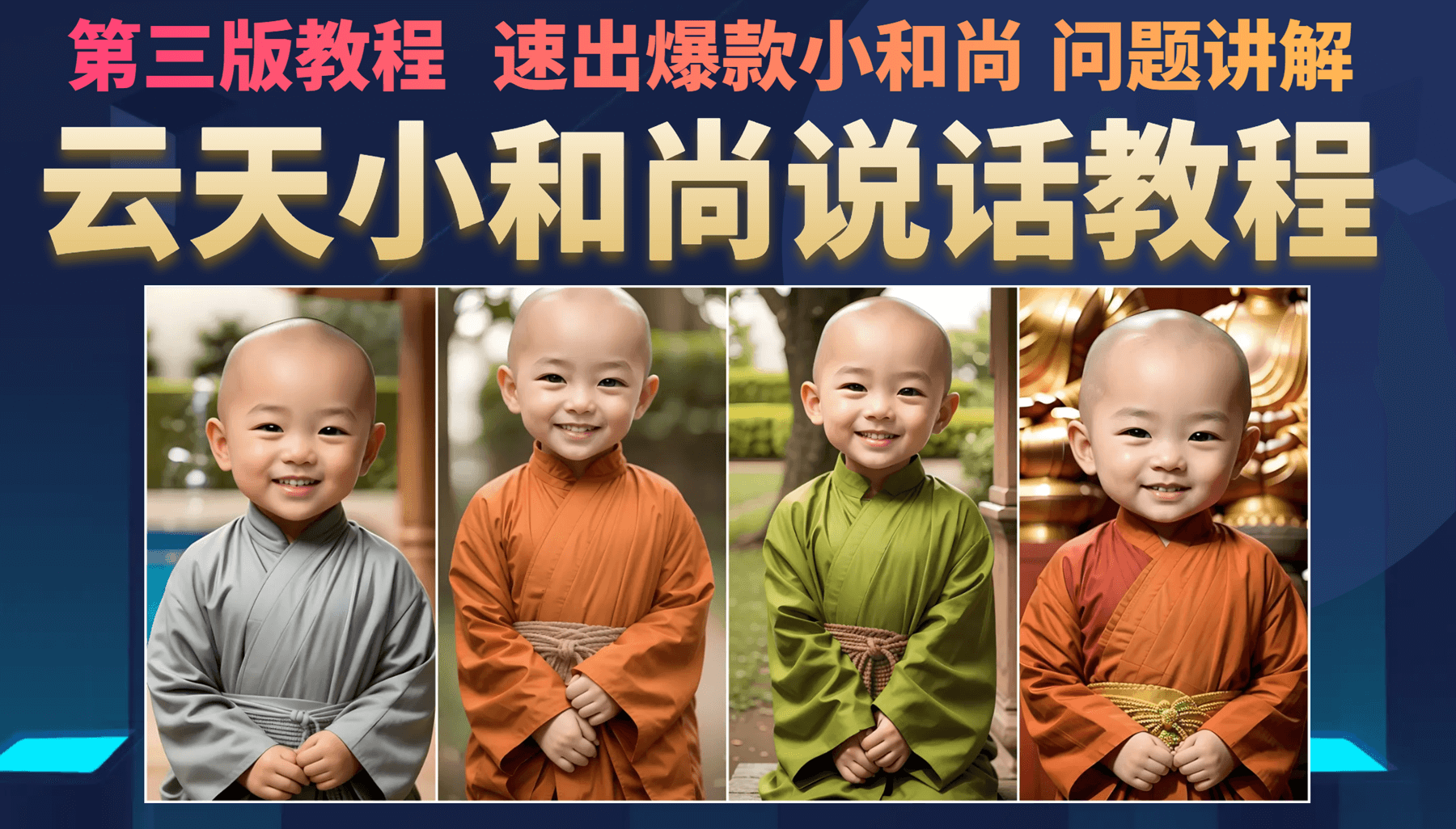 （6977期）云天小和尚会说话，7天万粉（第3版教程）-千城资源网