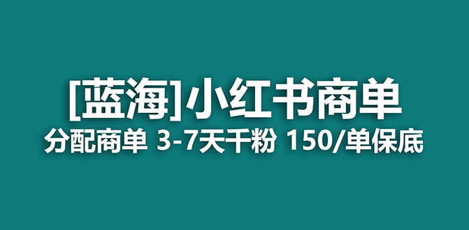 （7349期）2023蓝海项目，小红书商单，快速千粉，长期稳定，最强蓝海没有之一-千城资源网