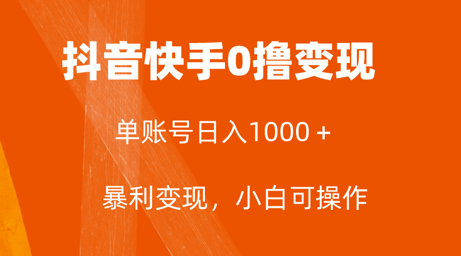 （7993期）全网首发，单账号收益日入1000＋，简单粗暴，保底5元一单，可批量单操作-千城资源网