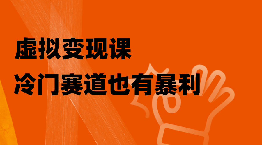 （8219期）虚拟变现课，冷门赛道也有暴利，手把手教你玩转冷门私域-千城资源网