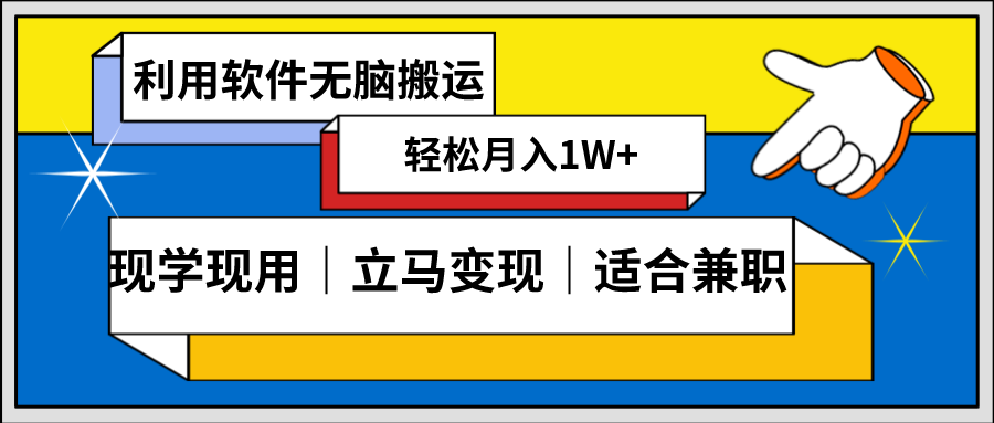（8494期）低密度新赛道 视频无脑搬 一天1000+几分钟一条原创视频 零成本零门槛超简单-千城资源网