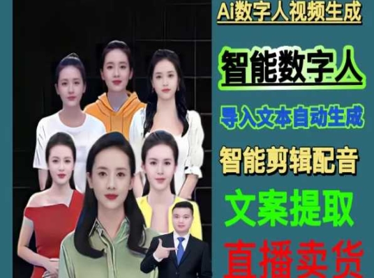 伍老师Ai数字人快速剪辑制作以及变现视频课-千城资源网