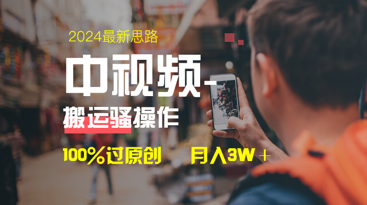 （8667期）中视频新思路，双重去重100%过原创，一键分发多平台变现，简单无脑，日…-千城资源网