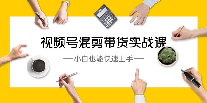 视频号混剪带货实战课，小白也能快速上手（10节课）-千城资源网