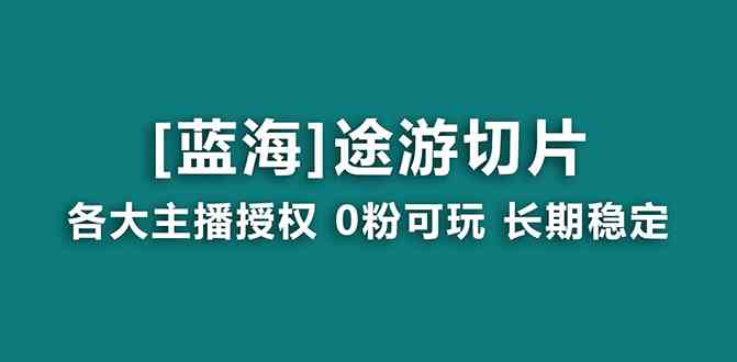 （8871期）抖音途游切片，龙年第一个蓝海项目，提供授权和素材，长期稳定，月入过万-千城资源网