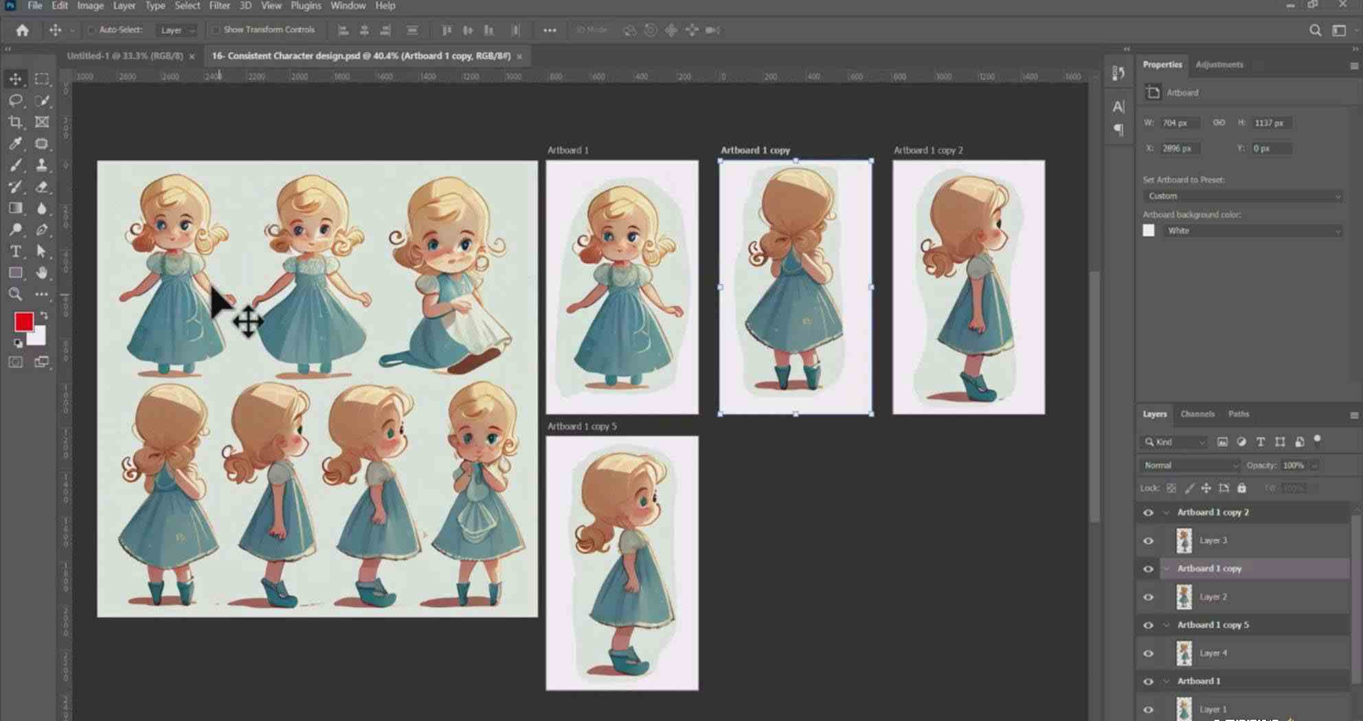 图片[8]-掌握 MidJourney V5 AI + ChatGPT创建一致的角色设计图像-22节课-中英字幕-千城资源网