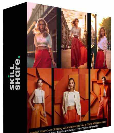 图片[4]-利用 Midjourneys Ai 人工智能设计自己的服装AI大师班-10节课-中英字幕-千城资源网