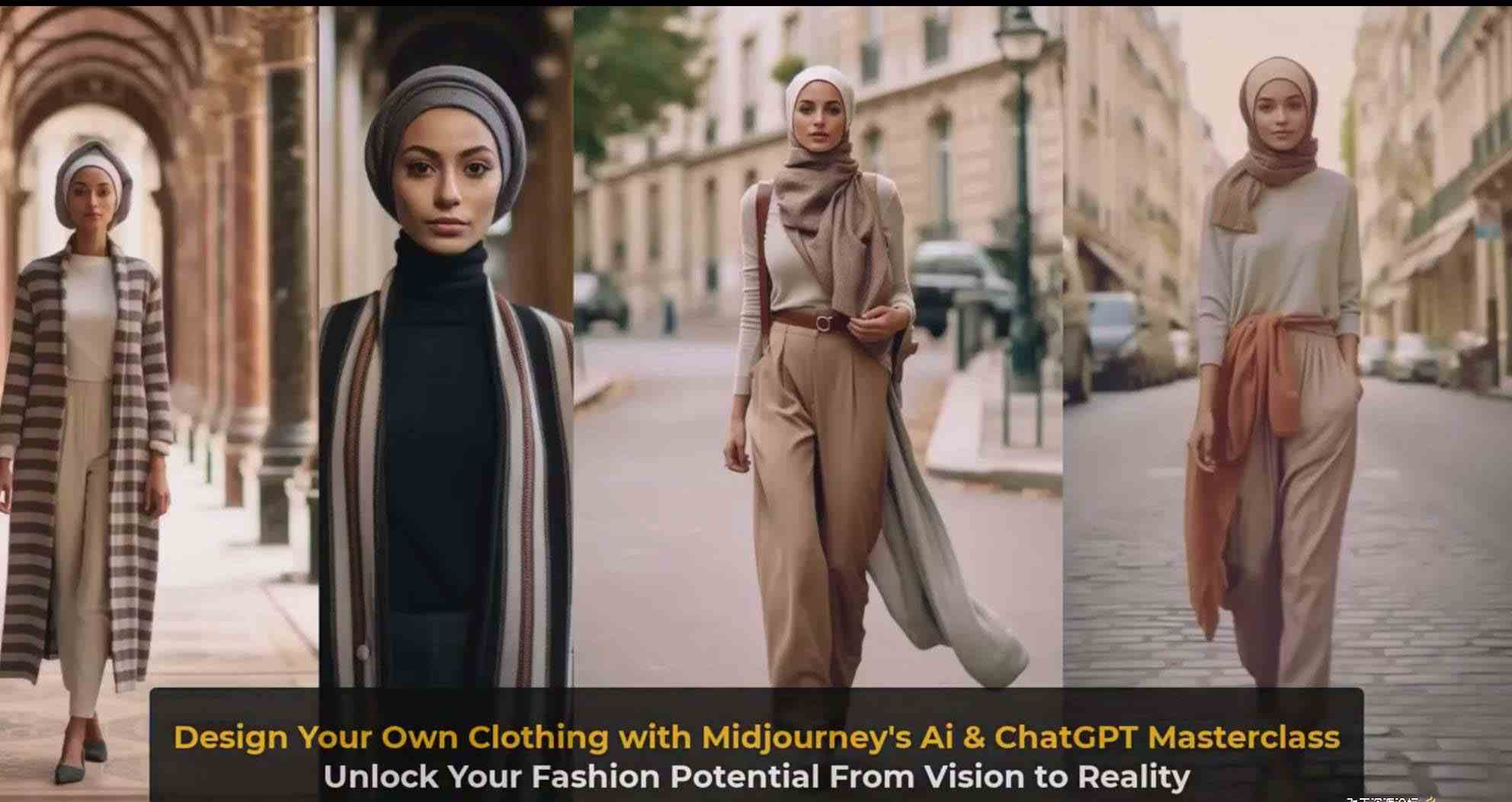 图片[14]-利用 Midjourneys Ai 人工智能设计自己的服装AI大师班-10节课-中英字幕-千城资源网