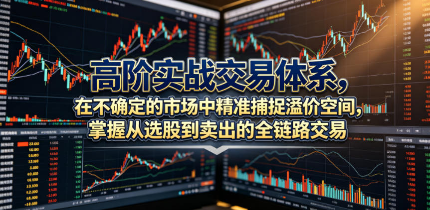 高阶实战交易体系，在不确定的市场中精准捕捉溢价空间，掌握从选股到卖出的全链路交易心法（更新6月）-千城资源网