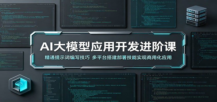 AI大模型应用开发进阶课：精通提示词编写技巧，多平台搭建部署技能实现商用化应用-千城资源网