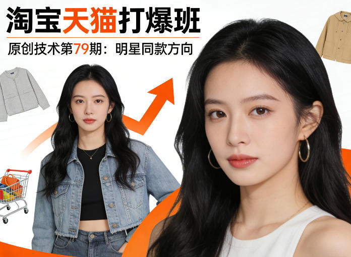 《淘宝天猫打爆班》原创技术第79期：明星同款方向-千城资源网