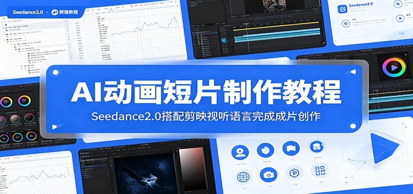 AI动画短片制作教程：Seedance2.0搭配剪映视听语言完成成片创作-千城资源网